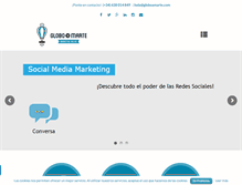 Tablet Screenshot of globoamarte.com